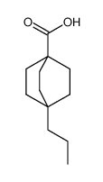 4-propylbicyclo[2.2.2]octane-1-carboxylic acid结构式