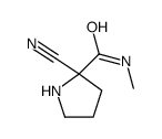 2-Pyrrolidinecarboxamide,2-cyano-N-methyl-(9CI) picture