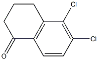 5,6-DICHLORO-2,3,4-TRIHYDRONAPHTHALEN-1-ONE Structure