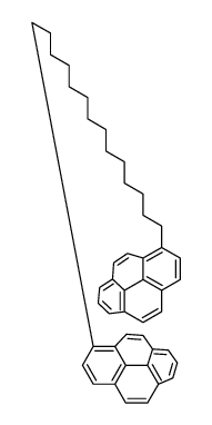 1-(14-pyren-1-yltetradecyl)pyrene Structure