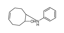 (1R,8R)-8-anilinocyclooct-4-en-1-ol Structure