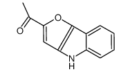 1-(4H-furo[3,2-b]indol-2-yl)ethanone Structure