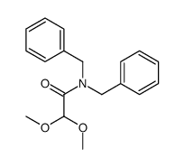 N,N-dibenzyl-2,2-dimethoxyacetamide结构式