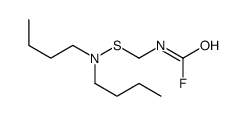 N-[(dibutylamino)sulfanylmethyl]carbamoyl fluoride Structure