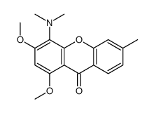 4-(dimethylamino)-1,3-dimethoxy-6-methylxanthen-9-one Structure