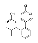 [1-[2-(2,2-dichloroethenylcarbamoyl)phenyl]-2-methylpropyl] carbonate Structure