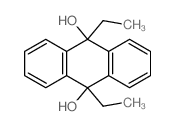 9,10-diethylanthracene-9,10-diol结构式