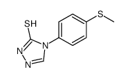 4-(4-methylsulfanylphenyl)-1H-1,2,4-triazole-5-thione结构式