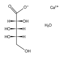 L-arabinonic acid , calcium salt Structure