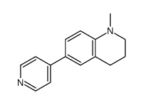 1-METHYL-6-(4-PYRIDINYL)-1,2,3,4-TETRAHYDROQUINOLINE结构式