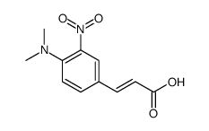 3-[4-(dimethylamino)-3-nitrophenyl]prop-2-enoic acid Structure