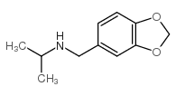 N-(benzo[1,3]dioxol-5-ylmethyl)propan-2-amine结构式