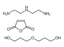 N'-(2-aminoethyl)ethane-1,2-diamine,furan-2,5-dione,3-(3-hydroxypropoxy)propan-1-ol结构式