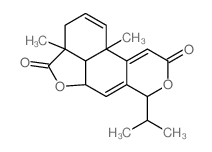 4H,9H-Furo[2',3',4':4,5]naphtho[2,1-c]pyran-4,- 9-dione,3,3a,5a,7,10b,10c-hexahydro-3a,10bdimethyl- 7-(1-methylethyl)-,(3aS,5aR,7R,- 10bS,10cR)-结构式