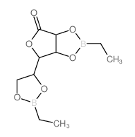 D-Gulonicacid, g-lactone, cyclic 2,3:5,6-bis(ethylboronate) (9CI) Structure