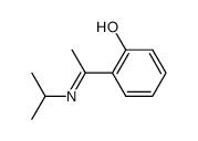 o-hydroxyacetophenone-isopropylimine Structure