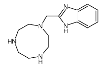 2-(1,4,7-triazonan-1-ylmethyl)-1H-benzimidazole结构式