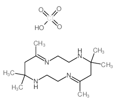 1,4,8,11-Tetraazacyclotetradeca-4,11-diene,5,7,7,12,14,14-hexamethyl-, diperchlorate Structure