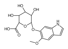 6-hydroxy-5-methoxyindole glucuronide结构式