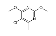 5-chloro-2,4-dimethoxy-6-methylpyrimidine结构式