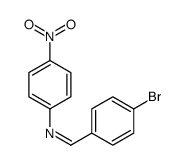 1-(4-bromophenyl)-N-(4-nitrophenyl)methanimine结构式