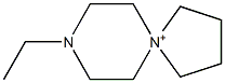 8-Aza-5-azoniaspiro[4.5]decane,8-ethyl-(9CI) Structure