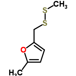 2-Methyl-5-[(methyldisulfanyl)methyl]furan Structure