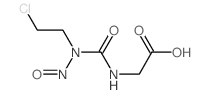 Glycine,N-[[(2-chloroethyl)nitrosoamino]carbonyl]-结构式