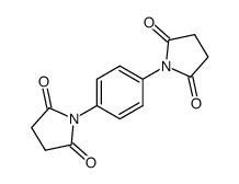 1,1'-p-phenylene-bis-pyrrolidine-2,5-dione Structure