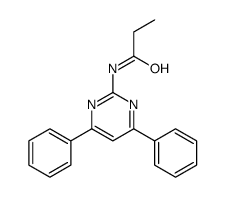 N-(4,6-diphenylpyrimidin-2-yl)propanamide结构式