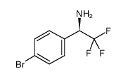 (R)-1-(4-bromophenyl)-2,2,2-trifluoroethanamine structure