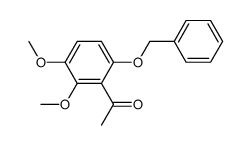 1-(6-benzyloxy-2,3-dimethoxy-phenyl)-ethanone Structure