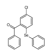 (5-chloro-2-phenylselanylphenyl)-phenylmethanone结构式