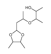 3-[1-(4,5-dimethyl-1,3-dioxolan-2-yl)propan-2-yloxy]butan-2-ol Structure