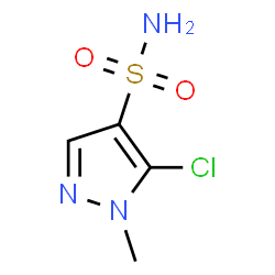 1H-Pyrazole-4-sulfonamide,5-chloro-1-methyl-(9CI)结构式