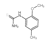 2-methoxy-5-methylphenylthiourea Structure