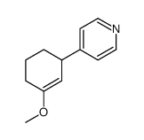 4-(3-methoxycyclohex-2-en-1-yl)pyridine结构式