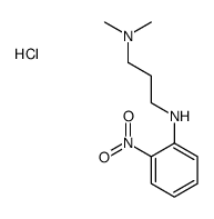 N',N'-dimethyl-N-(2-nitrophenyl)propane-1,3-diamine,hydrochloride结构式