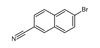 6-Bromo-2-naphthonitrile structure