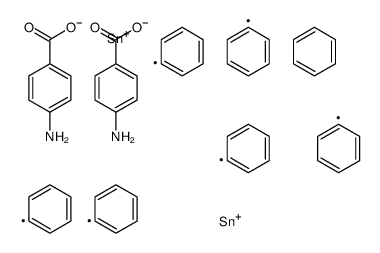 benzene,triphenylstannyl 4-aminobenzoate结构式