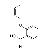 2-[(E)-but-2-enoxy]-3-methylbenzamide Structure