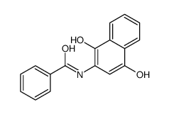 N-(1,4-dihydroxy-2-naphthyl)benzamide结构式