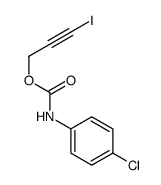 3-iodoprop-2-ynyl N-(4-chlorophenyl)carbamate Structure