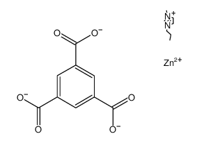 [1-propyl-3-methylimidazolium][Zn(1,3,5-benzenetricarboxylate)] Structure