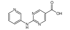 2-(pyridin-3-ylamino)pyrimidine-5-carboxylic acid结构式