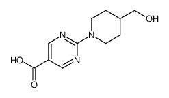 2-[4-(hydroxymethyl)-1-piperidyl]pyrimidine-5-carboxylic acid picture