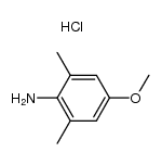 2,6-dimethyl-4-methoxyaniline hydrochloride Structure