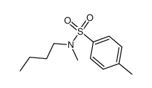 N-Butyl-N,4-dimethylbenzenesulfonamide structure