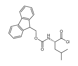 Fmoc-Leu-Cl Structure