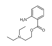 2-(diethylamino)ethyl 2-aminobenzoate Structure